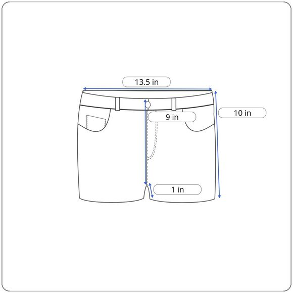 HM Denim Shorts Womens Size 2 Gray Mid Rise 1" Inseam Cotton Blend Stretch - Picture 5 of 5